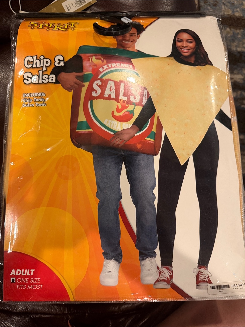 Spirit Chip & Salsa ADULT Costume! Worn 1 time!!! Like brand new!